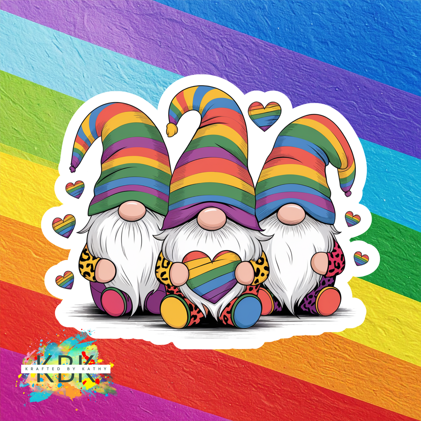 Pride Gnome Sticker