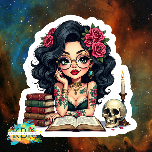 Mystic Rose Goddess Sticker