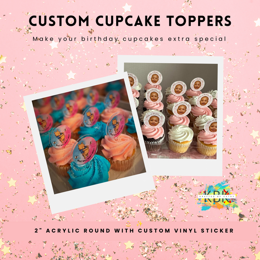 Custom Cupcake Toppers