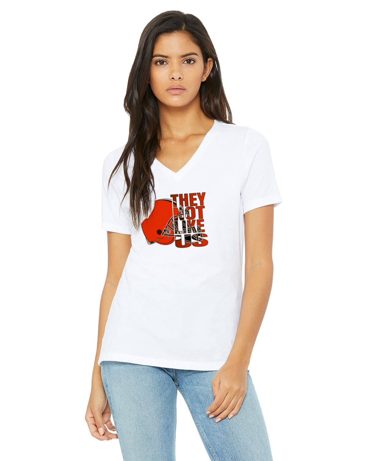 They Not Like Us Cleveland Women's Relaxed V-Neck