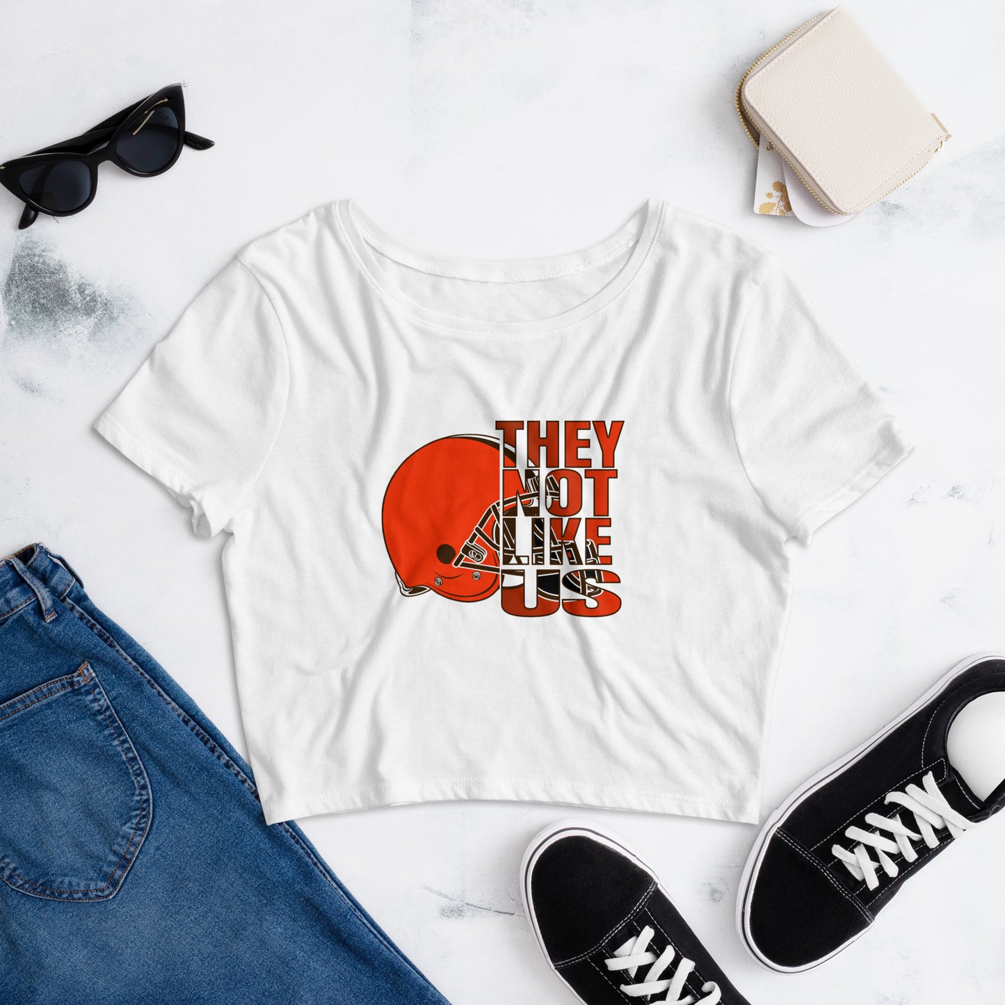 They Not Like Us Cleveland Women’s Crop Top